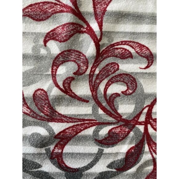 Karen Scott Sport Women' Sz XXL Rhinestone Embellished Paisley/Stripe Print Top - Picture 8 of 10